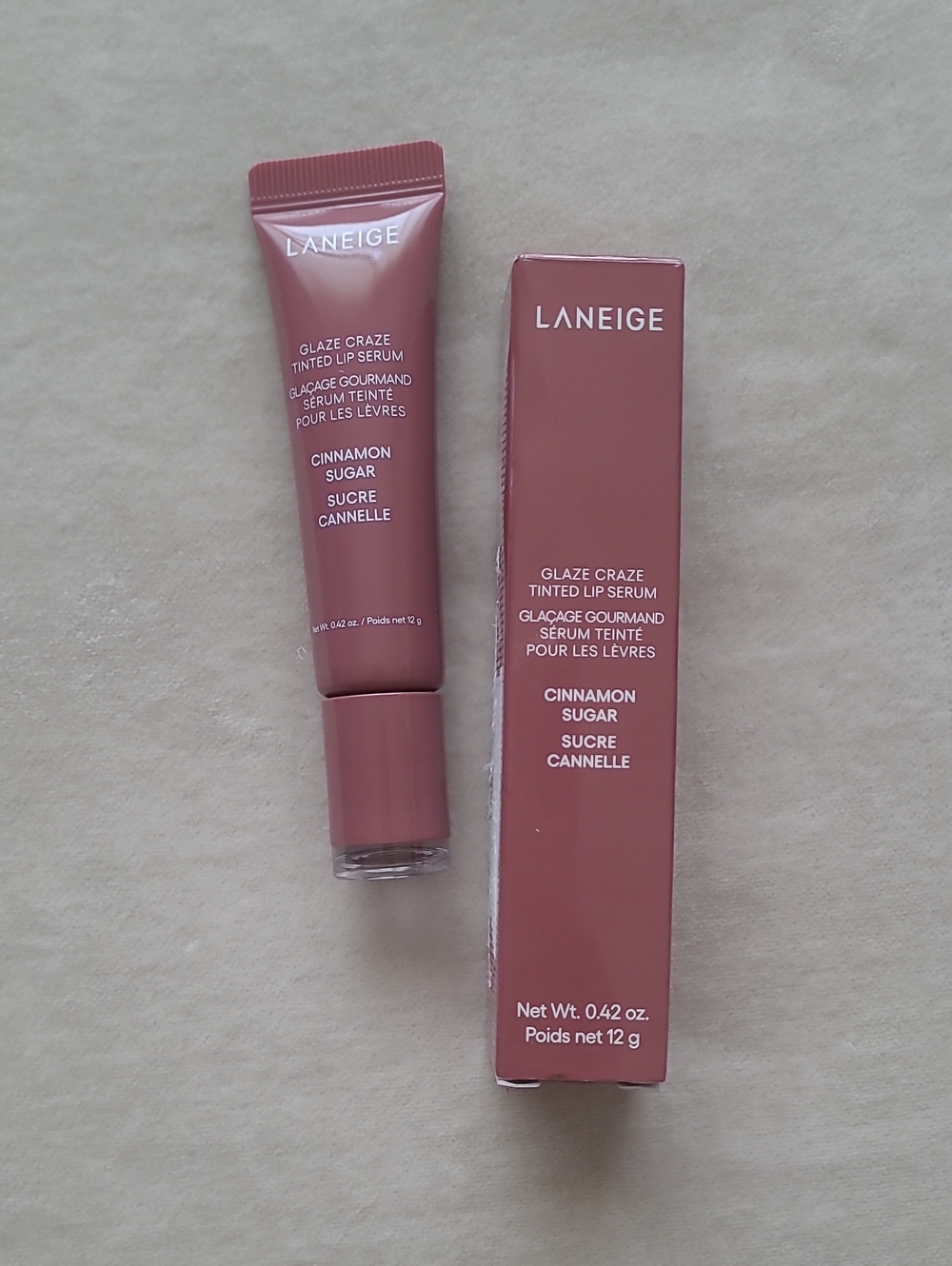 Laneige Glaze Craze Tinted Lip Serum - Cinnamon Sugar